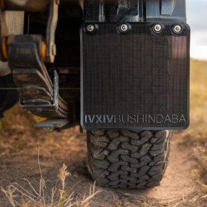 LANDCRUISER 79 SERIES MUDFLAPS - MT FRONT VIEW