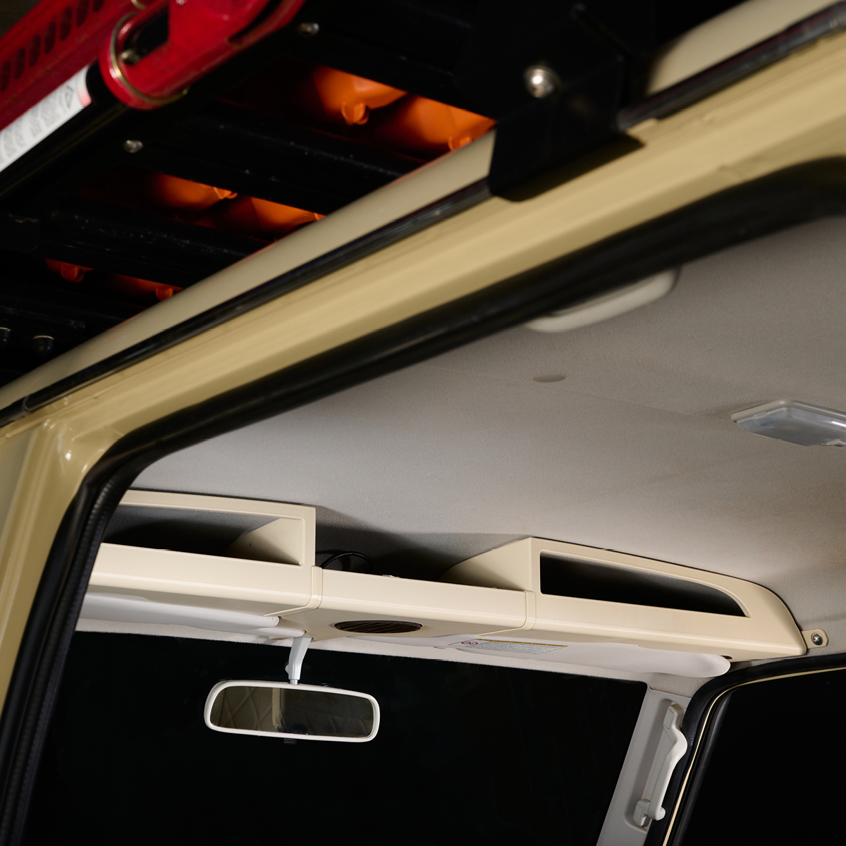 IN-CRUISER FULL FACE ROOF CONSOLE - BEIGE