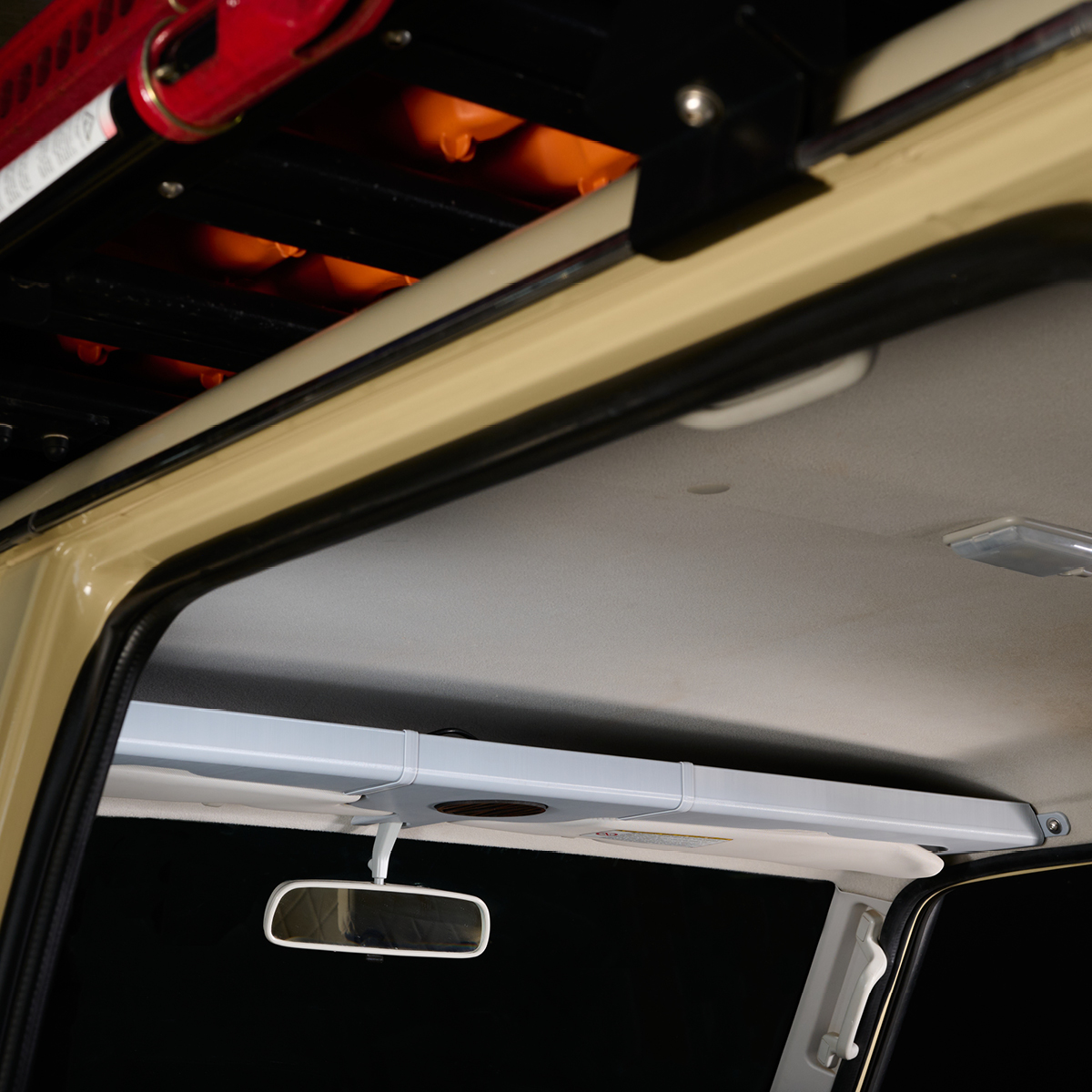 IN-CRUISER OPEN FACE ROOF CONSOLE - GRY