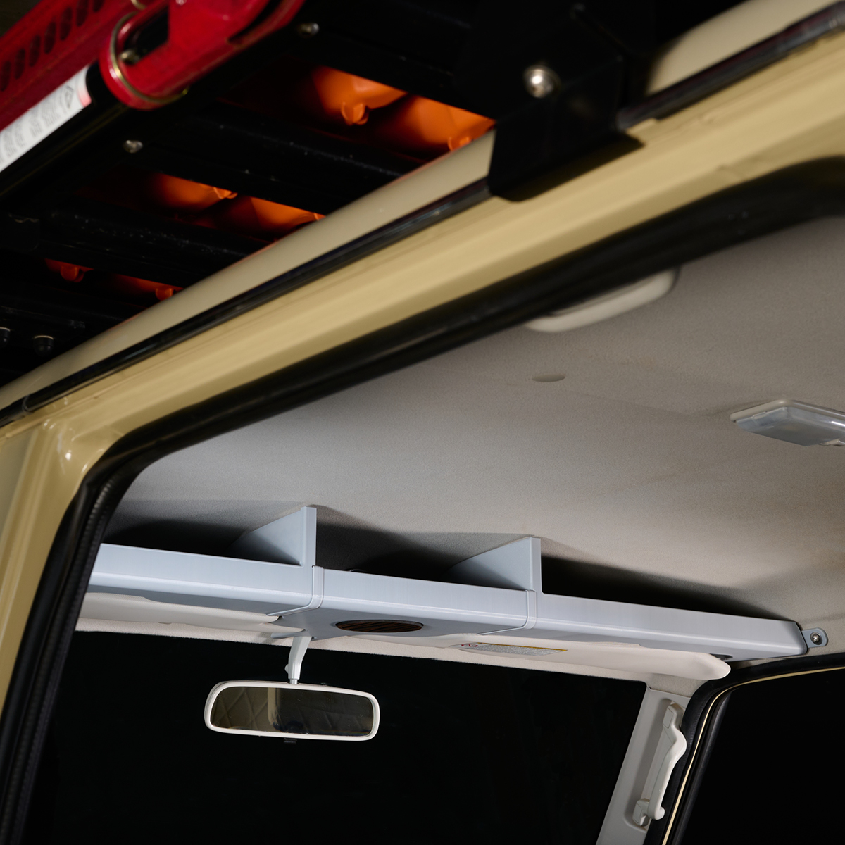 IN-CRUISER SPLIT FACE ROOF CONSOLE - GRY