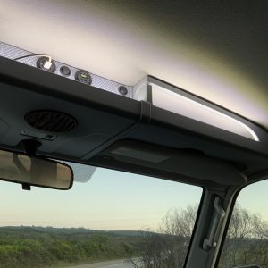 Full Face Roof Console V2DC - Black Front